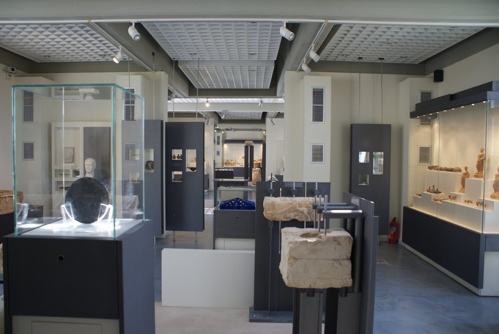 Αρχαιολογικό Μουσείο Ήλιδας. Άποψη της έκθεσης.